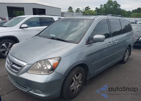 2007 Honda Odyssey Ex-L z USA, uszkodzony, nr VIN 5FNRL386X7B006022